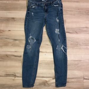 Old navy rockstar super skinny mid ride jeans